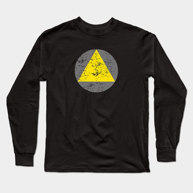 Legion Triangle distressed Long Sleeve T-Shirt by pororopow